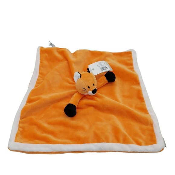 Teddykompaniet Diinglisar Collection 11 Inch Plush Animal Blanket Fox Orange - Picture 3 of 10